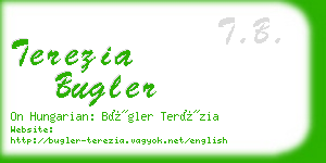 terezia bugler business card